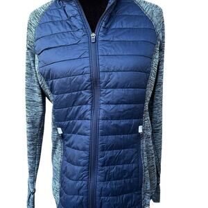 Eddie Bauer women’s size M sweater jacket. Blue